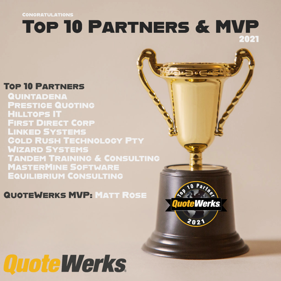 QuoteWerks Awards