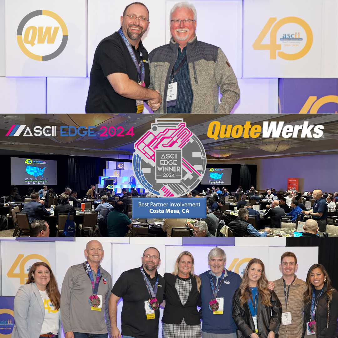 QuoteWerks Awarded Best Partner Involvement