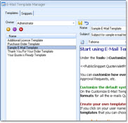 QuoteWerks has an Email Templating System